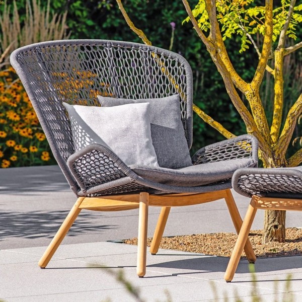 Fischer Möbel WING LIGHT Relax Sessel, Teak