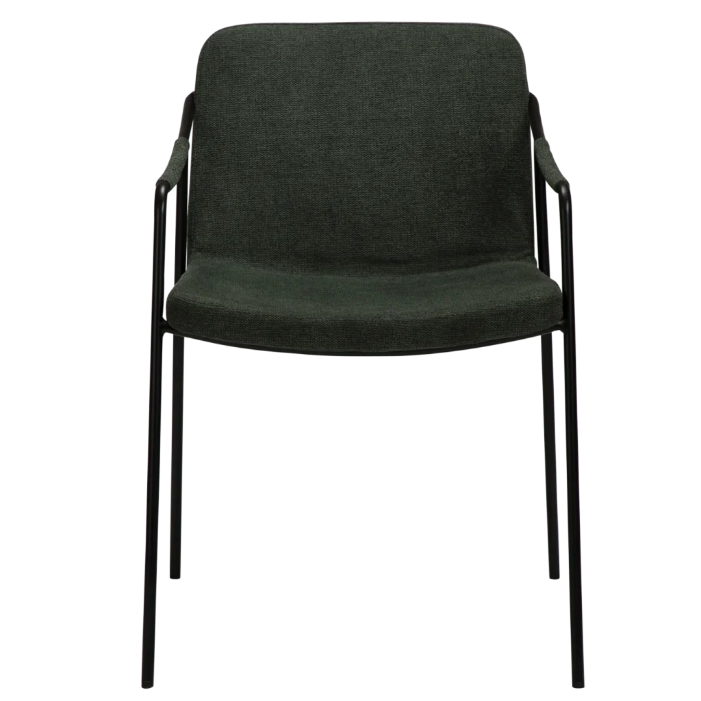 Boto Armchair Sage Green Fabric With Black Metal Legs Crib5 100310370 02 Front