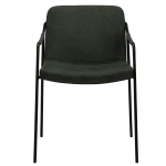 Boto Armchair Sage Green Fabric With Black Metal Legs Crib5 100310370 02 Front