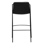 Boto Bar Stool Vintage Black Art Leather With Black Metal Legs 200310300 04 Back