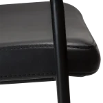 Boto Bar Stool Vintage Black Art Leather With Black Metal Legs 200310300 07 Detail2