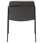 Boto Chair Vintage Grey Art Leather With Black Metal Legs 100310302 04 Back