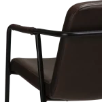 Boto Counter Stool Vintage Cocoa Art Leather With Black Metal Legs 300310304 06 Detail1