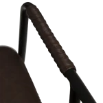 Boto Counter Stool Vintage Cocoa Art Leather With Black Metal Legs 300310304 07 Detail2