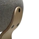 BUCKLE CHAIR Pebble Earth Boucle Fabric W. Whitewashed Oak Legs 100300101 07 Detail2