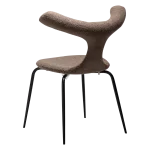 BULL CHAR Major Brown RPES Boucle W. Black Legs 100320103 05 Back Angle