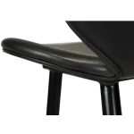 Cloud Bar Stool Vintage Black Art Leather With Black Metal Legs 200800200 08 Detail3