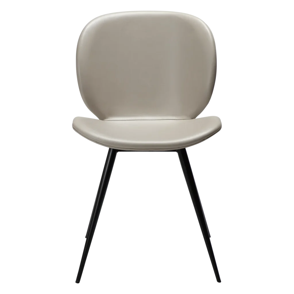 Cloud Chair Cashmere Art Leather With Black Metal Legs 100800231 02 Front