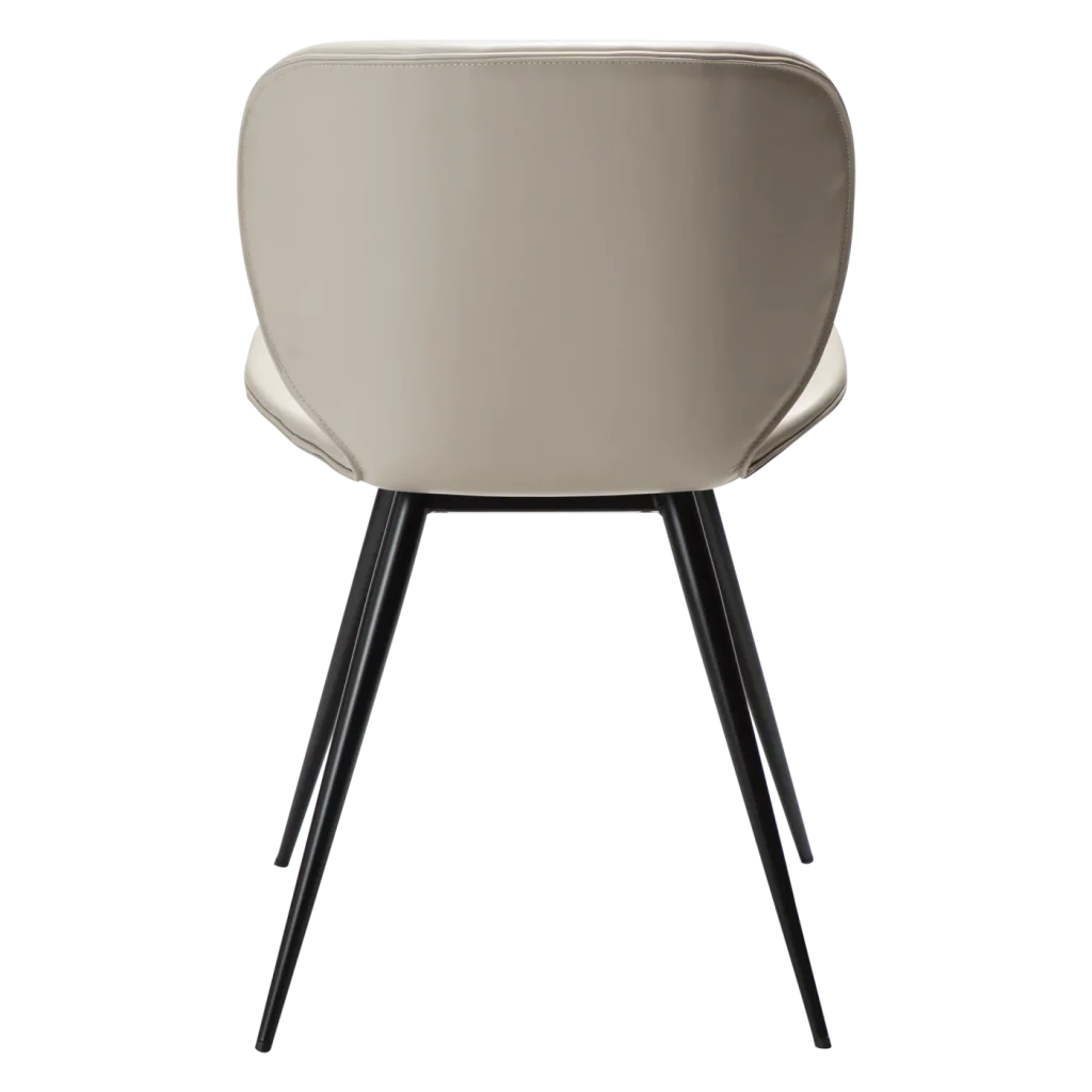 Cloud Chair Cashmere Art Leather With Black Metal Legs 100800231 04 Back