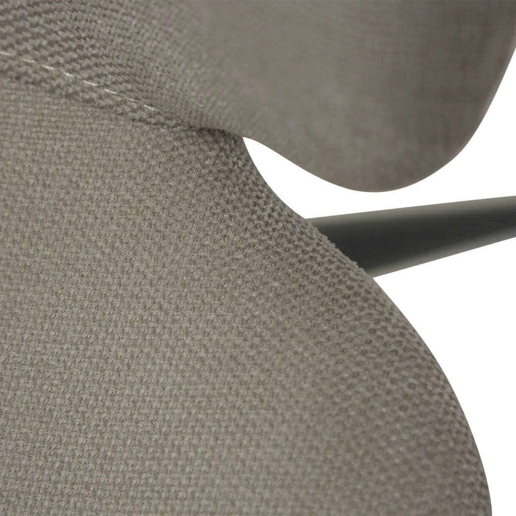 Cloud Chair Desert Sand Fabric With Black Conical Metal Legs 100800280 09 Detail4