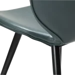 Cloud Chair Green Gables Art Leather With Black Conical Metal Legs 100800234 09 Detail4