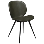 Cloud Chair Vintage Green With Black Conical Metal Legs 100800225 01 Main