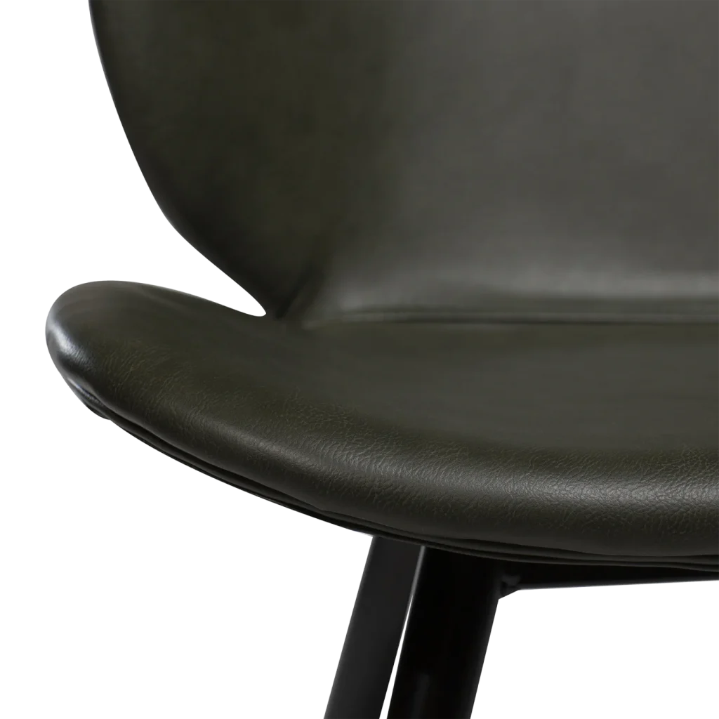 Cloud Chair Vintage Green With Black Conical Metal Legs 100800225 06 Detail1