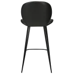 Cloud Counter Stool Vintage Black Art Leather With Black Metal Legs 300800200 04 Back