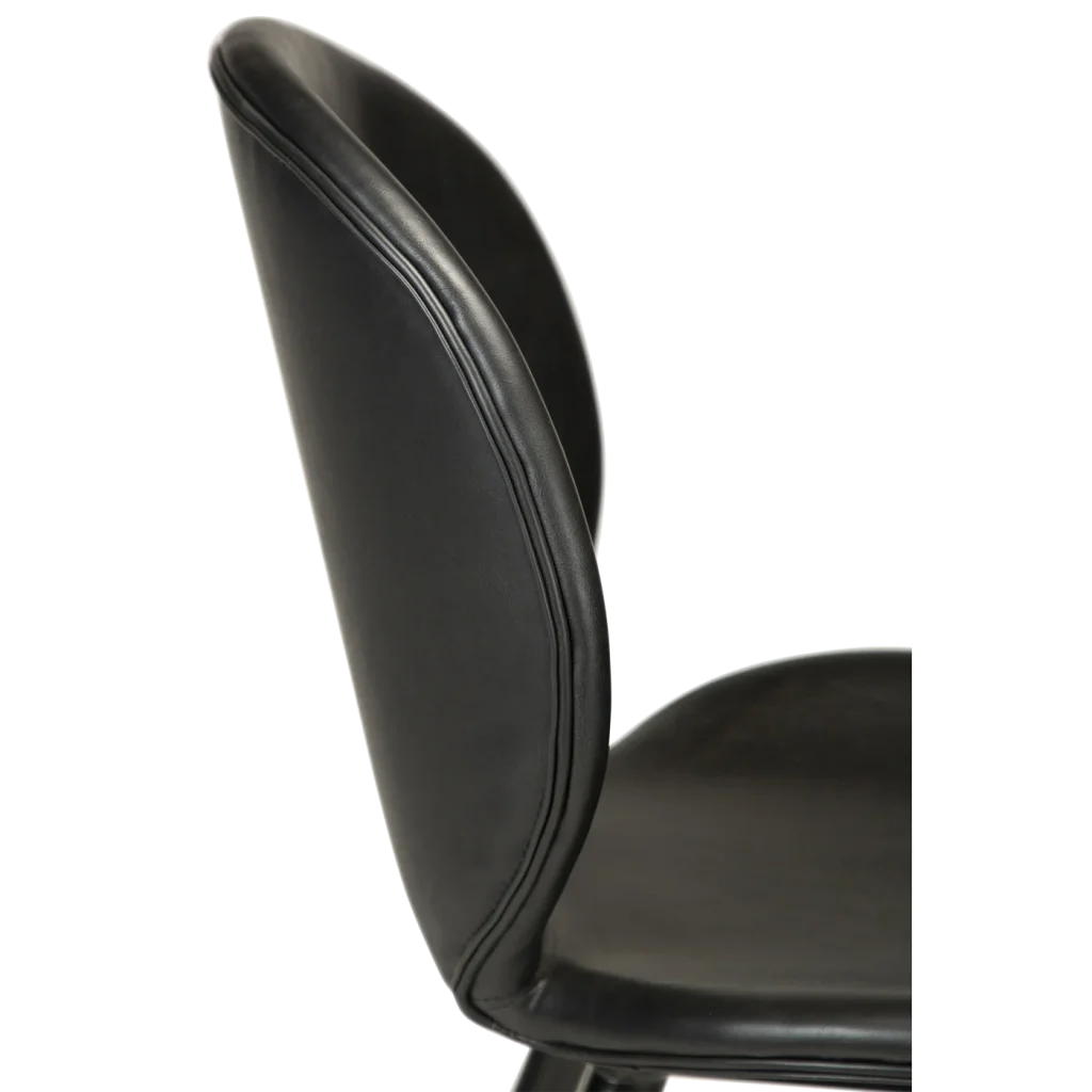 Cloud Counter Stool Vintage Black Art Leather With Black Metal Legs 300800200 06 Detail1