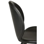 Cloud Counter Stool Vintage Black Art Leather With Black Metal Legs 300800200 06 Detail1