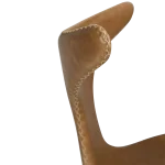 Dolphin Chair Light Brown Leather With Oak Veneer Legs 100995109 06 Detail1