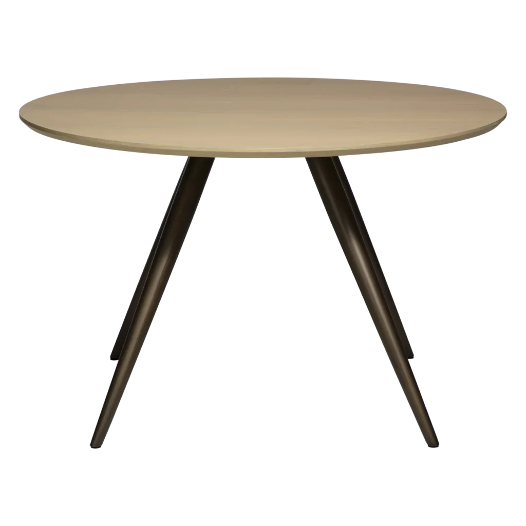 ECLIPSE ROUND TABLE TOP Whitewashed Oak Veneer 400801516 02 Front