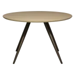 ECLIPSE ROUND TABLE TOP Whitewashed Oak Veneer 400801516 02 Front