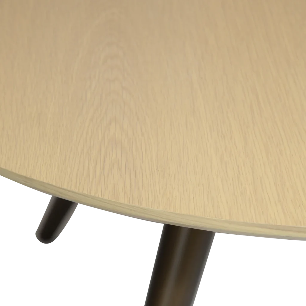ECLIPSE ROUND TABLE TOP Whitewashed Oak Veneer 400801516 03 Detail1