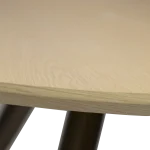 ECLIPSE ROUND TABLE TOP Whitewashed Oak Veneer 400801516 04 Detail2