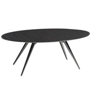 Eclipse Table Black Stained Ash Top 400801400 01 With Black Legs Main