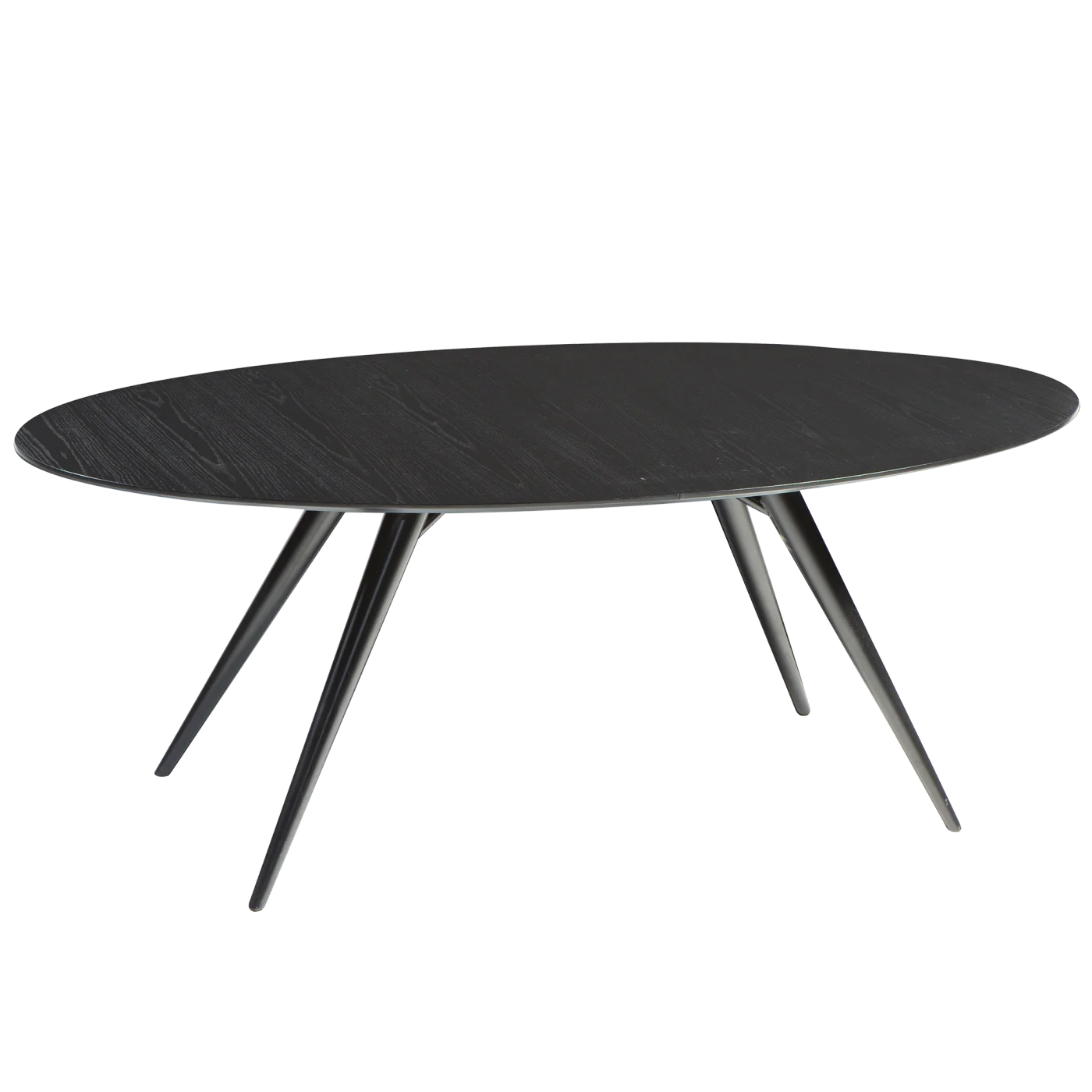 Eclipse Table Black Stained Ash Top 400801400 01 With Black Legs Main