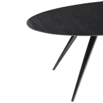 Eclipse Table Black Stained Ash Top 400801400 07 With Black Legs Detail5