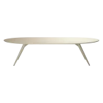 Eclipse Table Bone White Stained Oak Veneer With Bone White Metal Legs 400801508 400801510 03 Extended