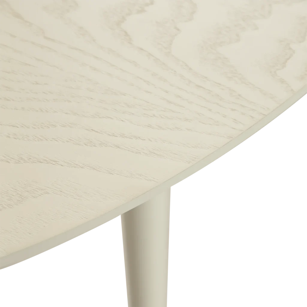 Eclipse Table Bone White Stained Oak Veneer With Bone White Metal Legs 400801508 400801510 06 Detail3