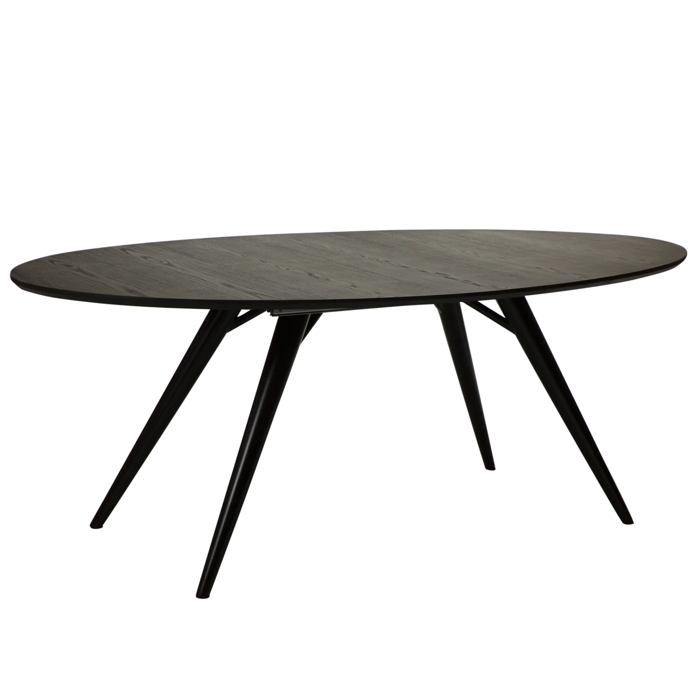 ECLIPSE TABLE Grey Stained Ash W. Black Metal Legs 400801400 400801404 01 Main