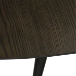 ECLIPSE TABLE Grey Stained Ash W. Black Metal Legs 400801400 400801404 05 Detail2