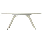 Eclipse Table Legs Bone White Metal 400801510 02 Profile