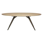 ECLIPSE TABLE TOP Whitewashed Oak Veneer 400801506 02 Front