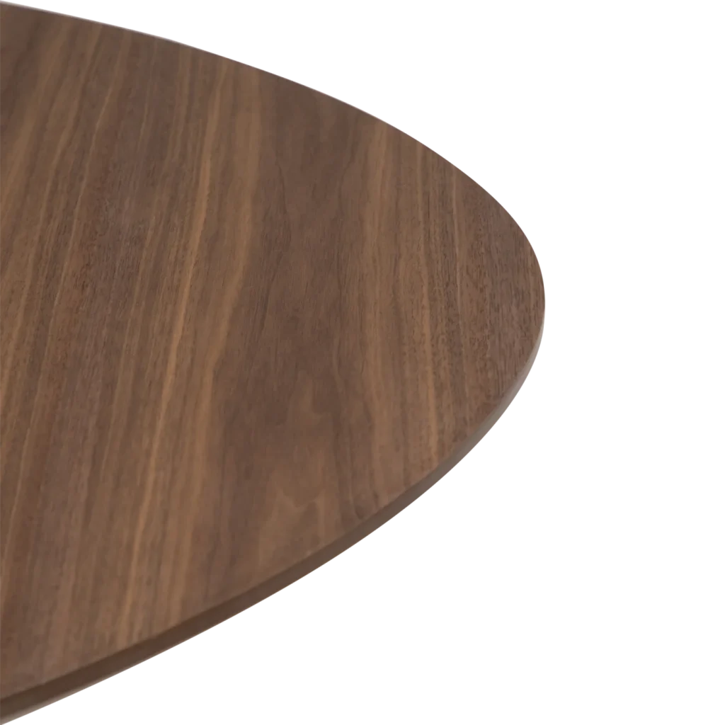 Eclipse Table Walnut Veneer With Black Metal Legs 400801505 400801404 05 Detail2