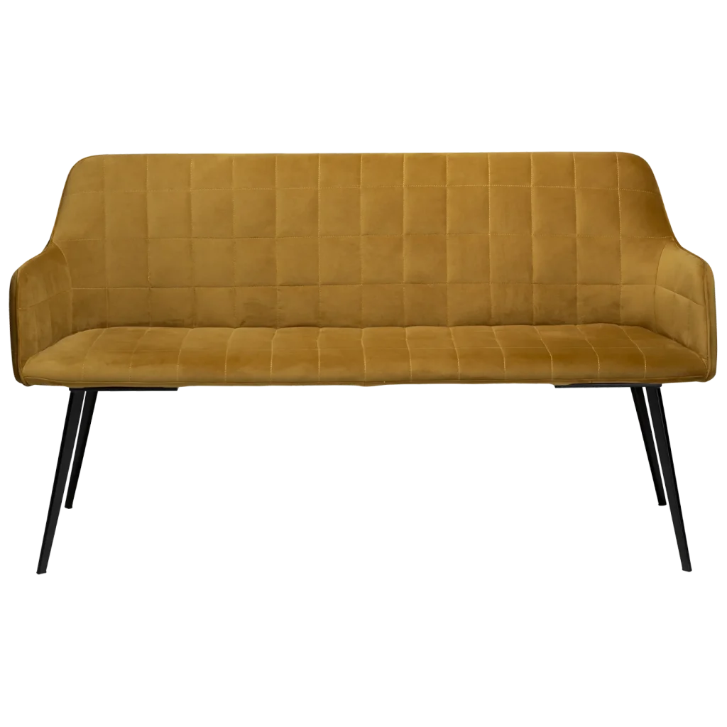 Embrace Bench Bronze Velvet With Black Metal Legs Crib5 700801695 02 Front