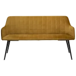 Embrace Bench Bronze Velvet With Black Metal Legs Crib5 700801695 02 Front