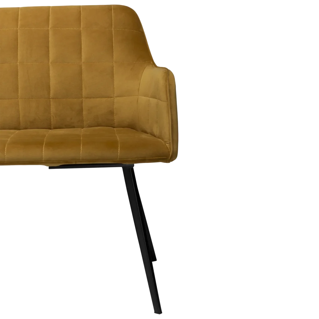 Embrace Bench Bronze Velvet With Black Metal Legs Crib5 700801695 Detail2