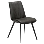 Fierce Chair Vintage Grey Art Leather With Black Metal Legs 100650120 01 Main