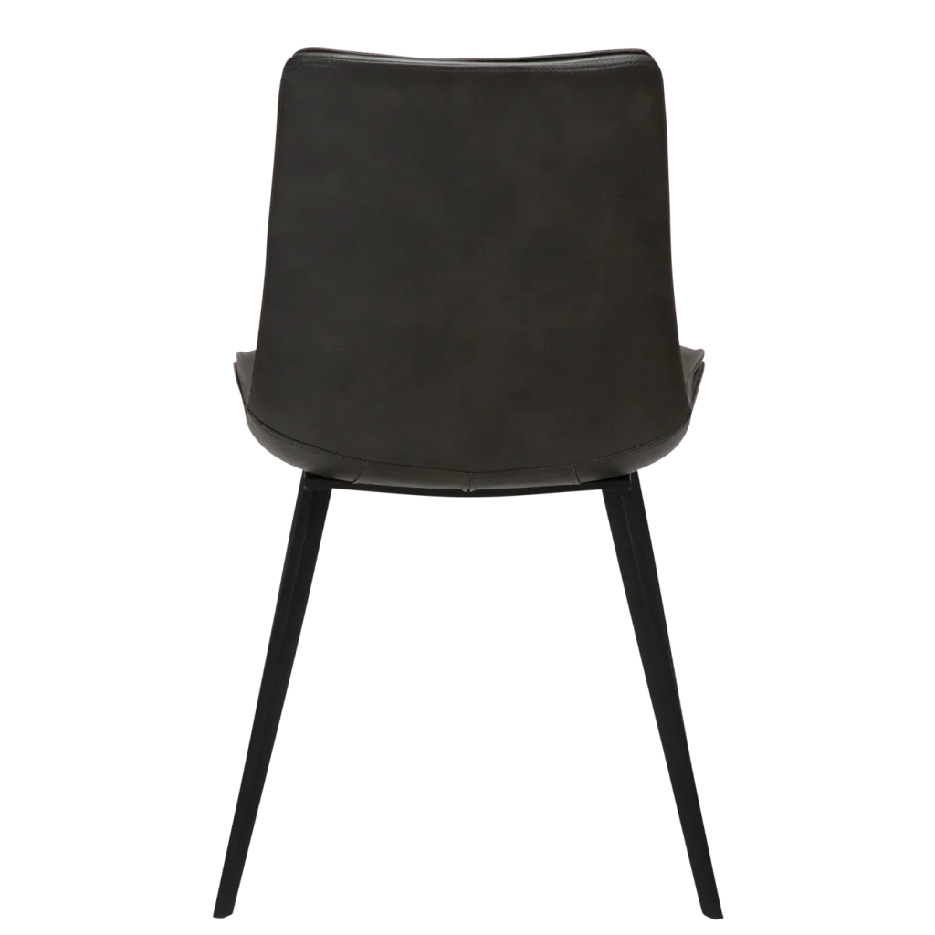 Fierce Chair Vintage Grey Art Leather With Black Metal Legs 100650120 04 Back