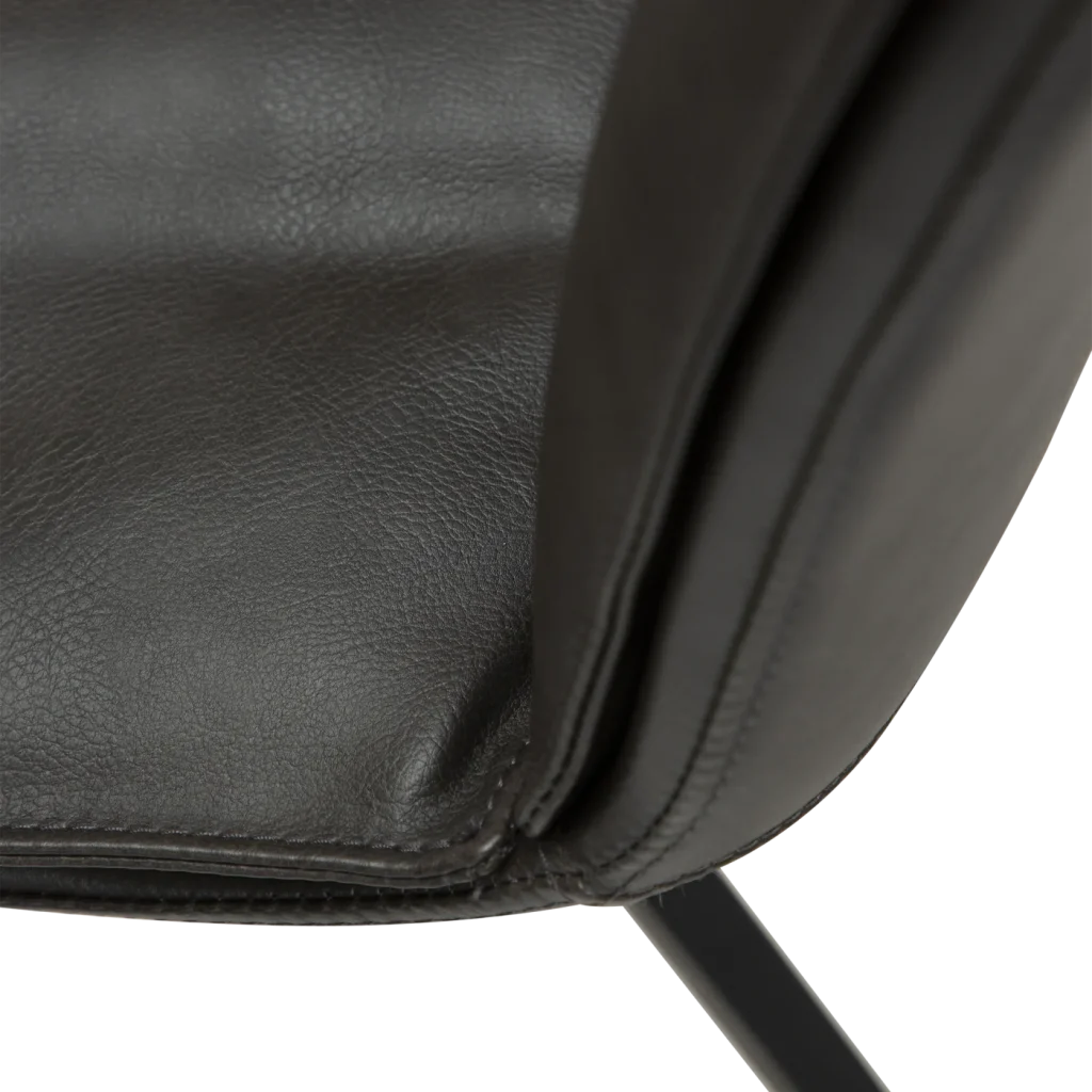 Fierce Chair Vintage Grey Art Leather With Black Metal Legs 100650120 06 Detail1