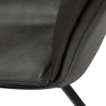 Fierce Chair Vintage Grey Art Leather With Black Metal Legs 100650120 06 Detail1