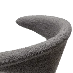 Flair Chair Stone Rpes Fabric With Black Conical Metal Legs 100222437 08 Detail3