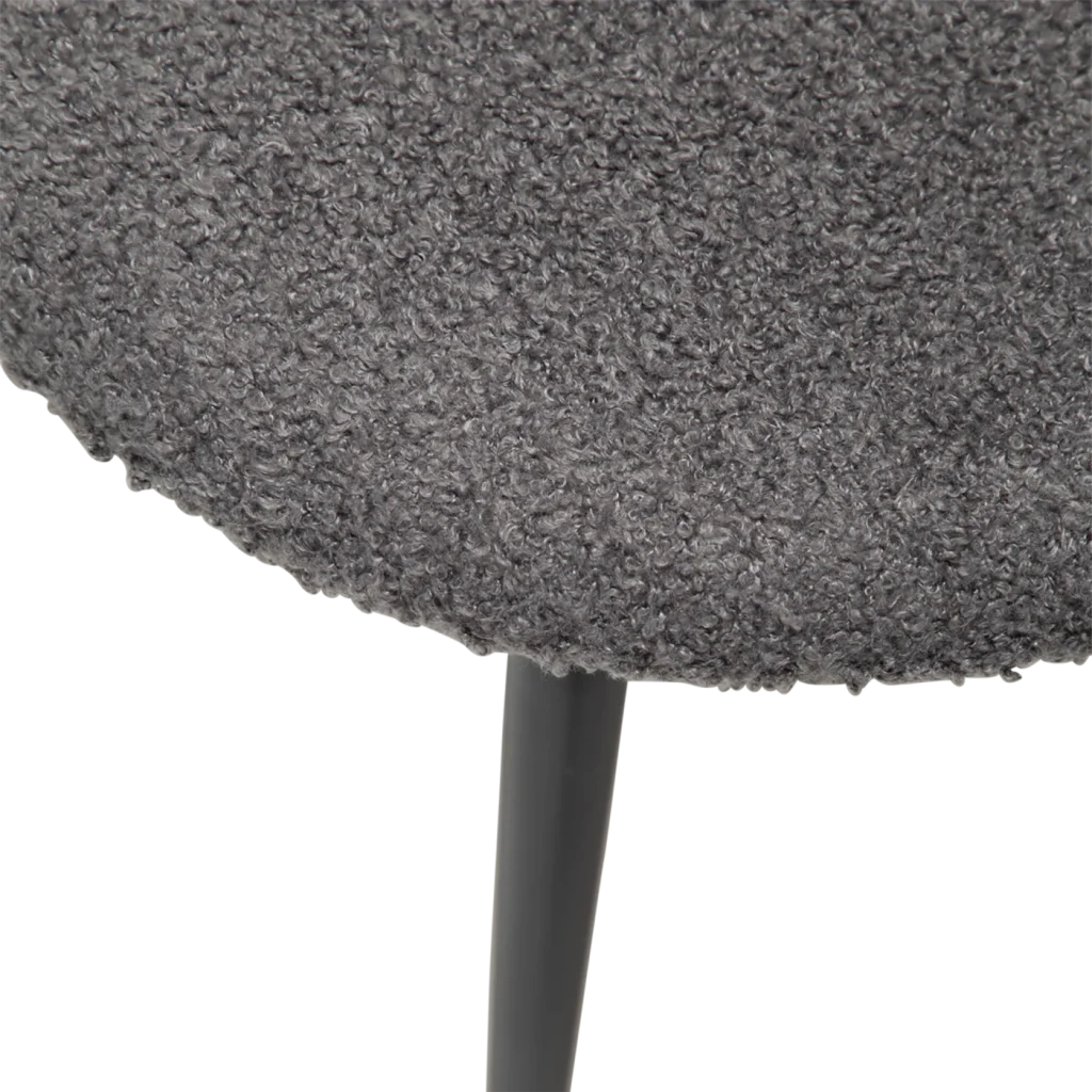 Flair Chair Stone Rpes Fabric With Black Conical Metal Legs 100222437 10 Detail5