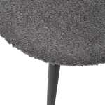 Flair Chair Stone Rpes Fabric With Black Conical Metal Legs 100222437 10 Detail5