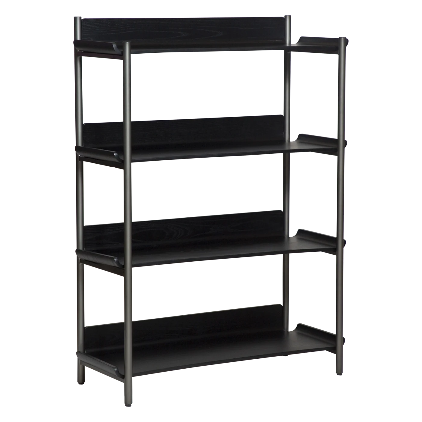 FRIYAY 4 SHELVES Black Stained Ash Veneer Shelves 900800100 01 Main