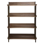 FRIYAY 4 SHELVES Walnut Veneer 900800102 02 Front