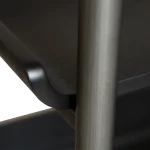 FRIYAY 6 SHELVES W. DESK Black Stained Ash Veneer Shelves W. Antique Pewter Frame 900800120 900800116 07 Detail3