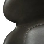 Gaia Chair Vintage Grey Art Leather With Black Conical Metal Legs 100200120 07 Detail2
