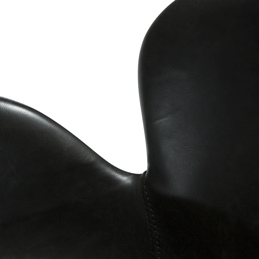 Gaia Office Chair Vintage Black Art Leaher With Black Base With Wheels 100200200 06 Detail1